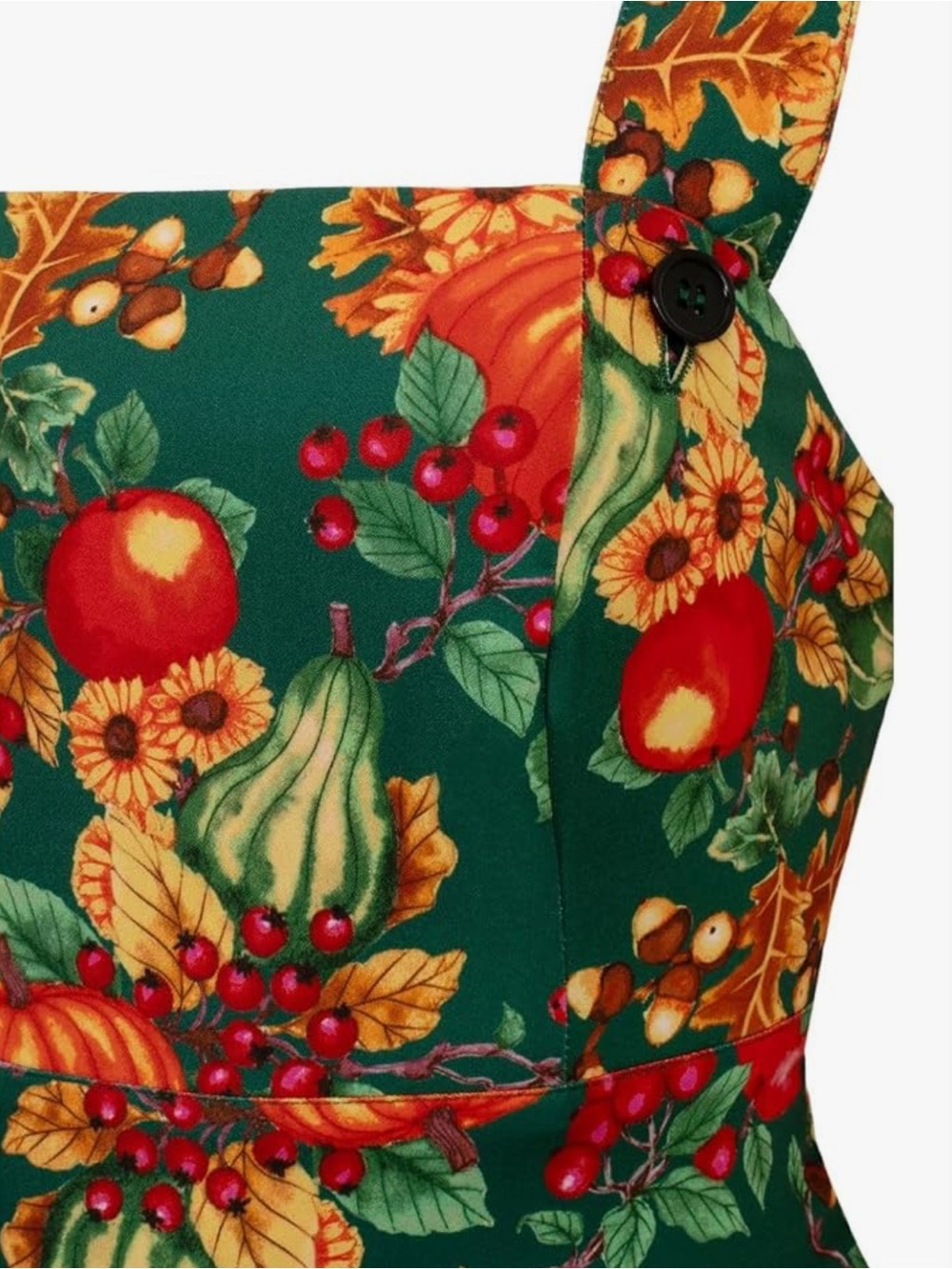 Hell Bunny Autumn Pinafore Dress Size 2XL - Picture 11 of 16